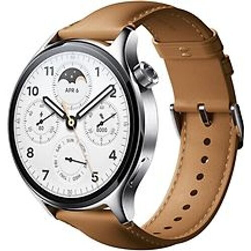 De xiaomi watch s1 pro in de kleur zilver ...