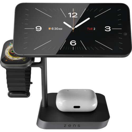 Grâce au ZENS 3-en-1 MagSafe Chargeur Sans Fil 15 ...